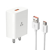 Ambrane Wall Charger With 12W Fast Charging With Type-c Cable